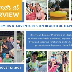 Summer at Riverview offers programs for three different age groups: Middle School, ages 11-15; High School, ages 14-19; and the Transition Program, GROW (Getting Ready for the Outside World) which serves ages 17-21.⁠
⁠
Whether opting for summer only or an introduction to the school year, the Middle and High School Summer Program is designed to maintain academics, build independent living skills, executive function skills, and provide social opportunities with peers. ⁠
⁠
During the summer, the Transition Program (GROW) is designed to teach vocational, independent living, and social skills while reinforcing academics. GROW students must be enrolled for the following school year in order to participate in the Summer Program.⁠
⁠
For more information and to see if your child fits the Riverview student profile visit fllysas.com/admissions or contact the admissions office at admissions@fllysas.com or by calling 508-888-0489 x206
